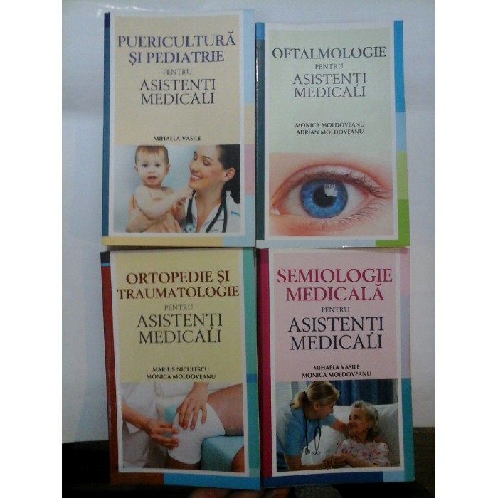 SEMIOLOGIE MEDICALA pentru ASISTENTI MEDICALI 4 volume - Mihaela Vasile, Monica Moldoveanu SEMIOLOGIE MEDICALA pentru ASISTENTI MEDICALI 4 volume - Mihaela Vasile, Monica Moldoveanu